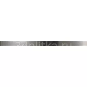 Бордюр Роскошная мозаика БМ 268 металлический платина матовый 2,2х60 см