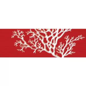 Декор 1721 Ceramique Imperiale Коралл (04-01-1-17-03-45-901-5 красный20х60 см