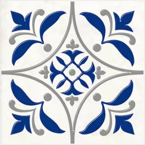 Декор Нефрит-Керамика Сиди-Бу-Саид серый 04-01-1-14-03-65-1000-3 20х20 см