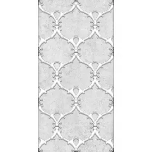 Декор Нефрит-Керамика Преза серый 04-01-1-08-03-06-1017-1 20х40 см