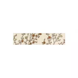 Бордюр Керамин Сакура 1шб цветы светло-розовый 27,5х6,2