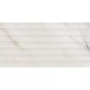 Плитка настенная НЗКМ Silk Stripe Volume Bianco TR-SLK-STR-VB 40х20 см