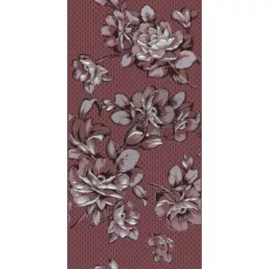 Декор Нефрит-Керамика Аллегро бордо цветы 20х40 см