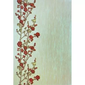 Декор Керамин Сакура 3дн цветы бежевый 27,5х40