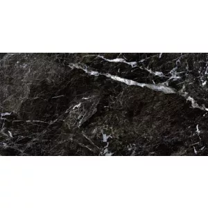 Керамогранит Грани Таганая Simbel-carbon мрамор черно-белый 60x120 см