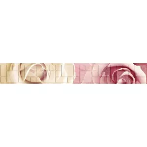Бордюр Belleza Арома розовый 50х7