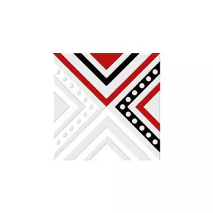 Декор Нефрит-Керамика Румба красный 04-01-1-02-03-45-00-1006-2 9,9х9,9 см